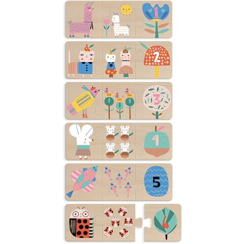 Vilac Wooden puzzle mother and cub